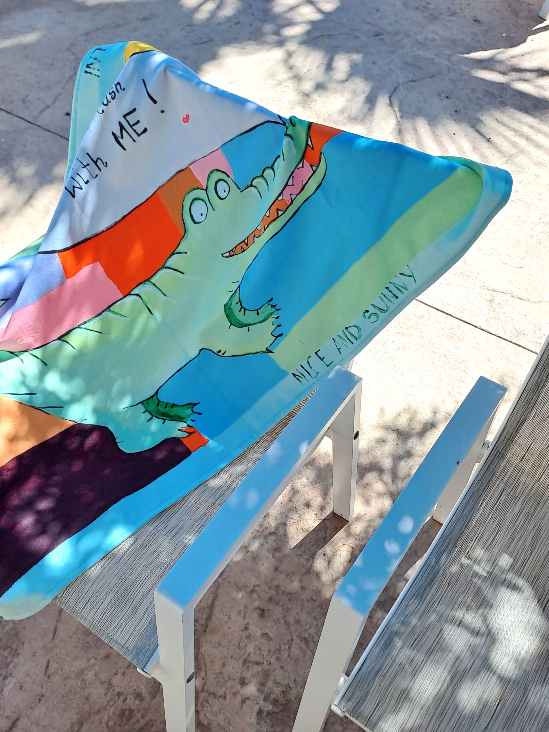 Crocodile Beach Towel / Blanket - Image 2