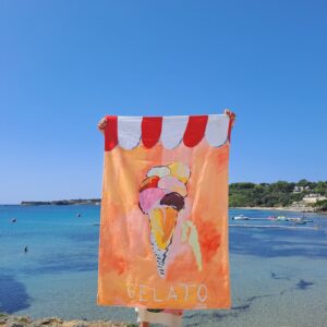 Gelato Beach Towel / Blanket