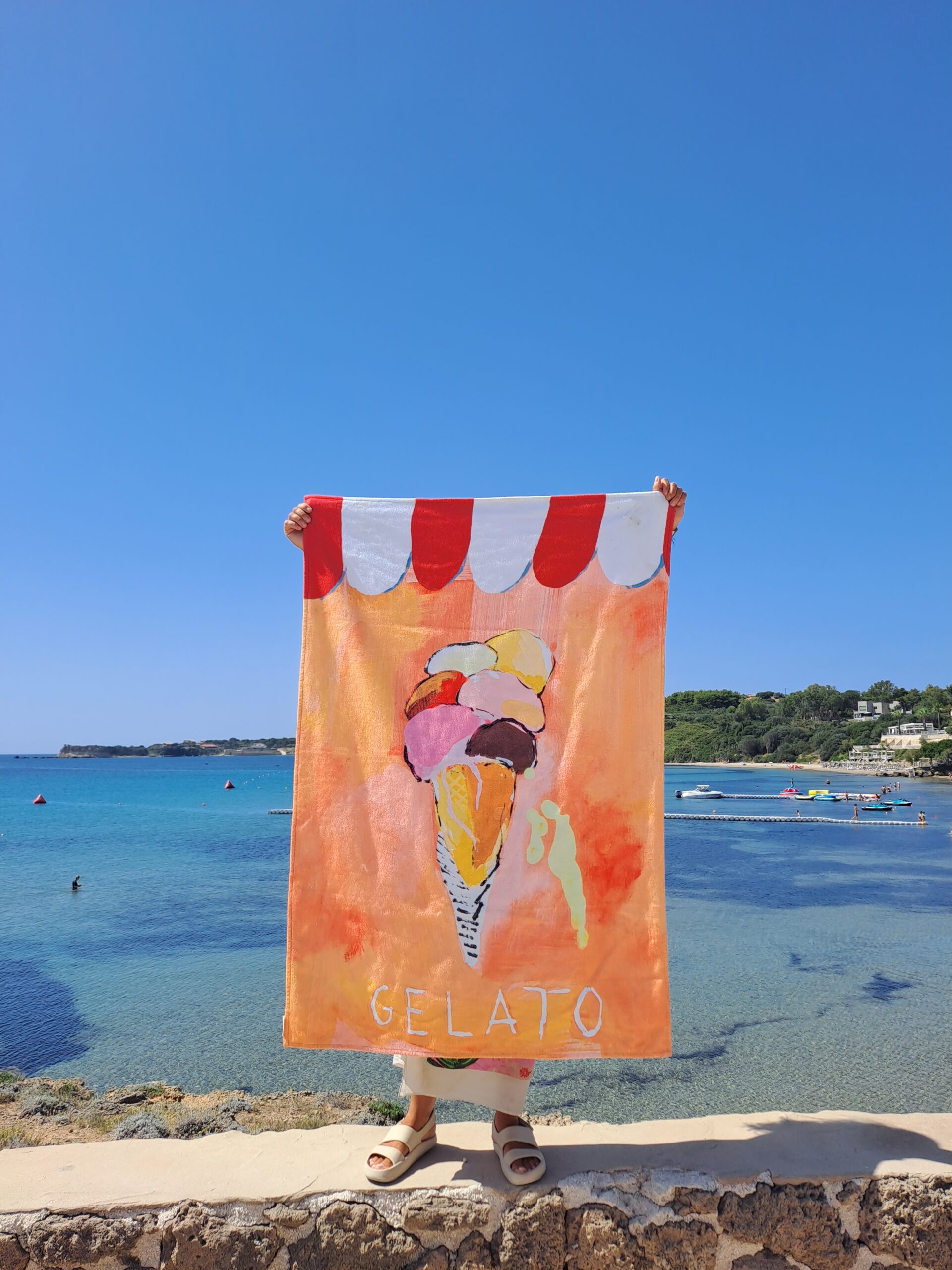 Gelato Beach Towel / Blanket