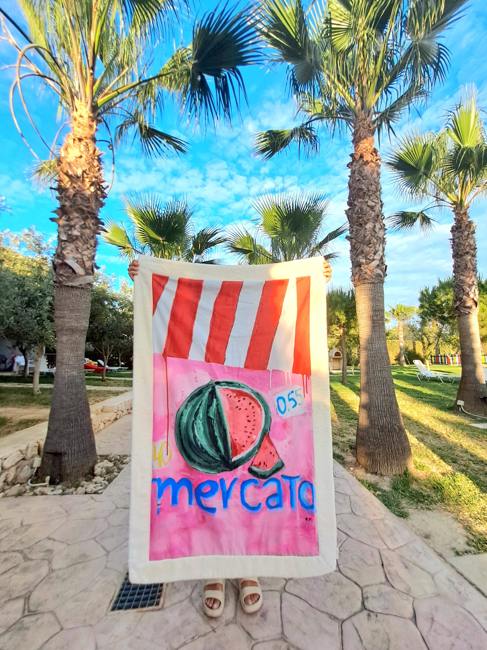 Watermelon Premium Beach Towel