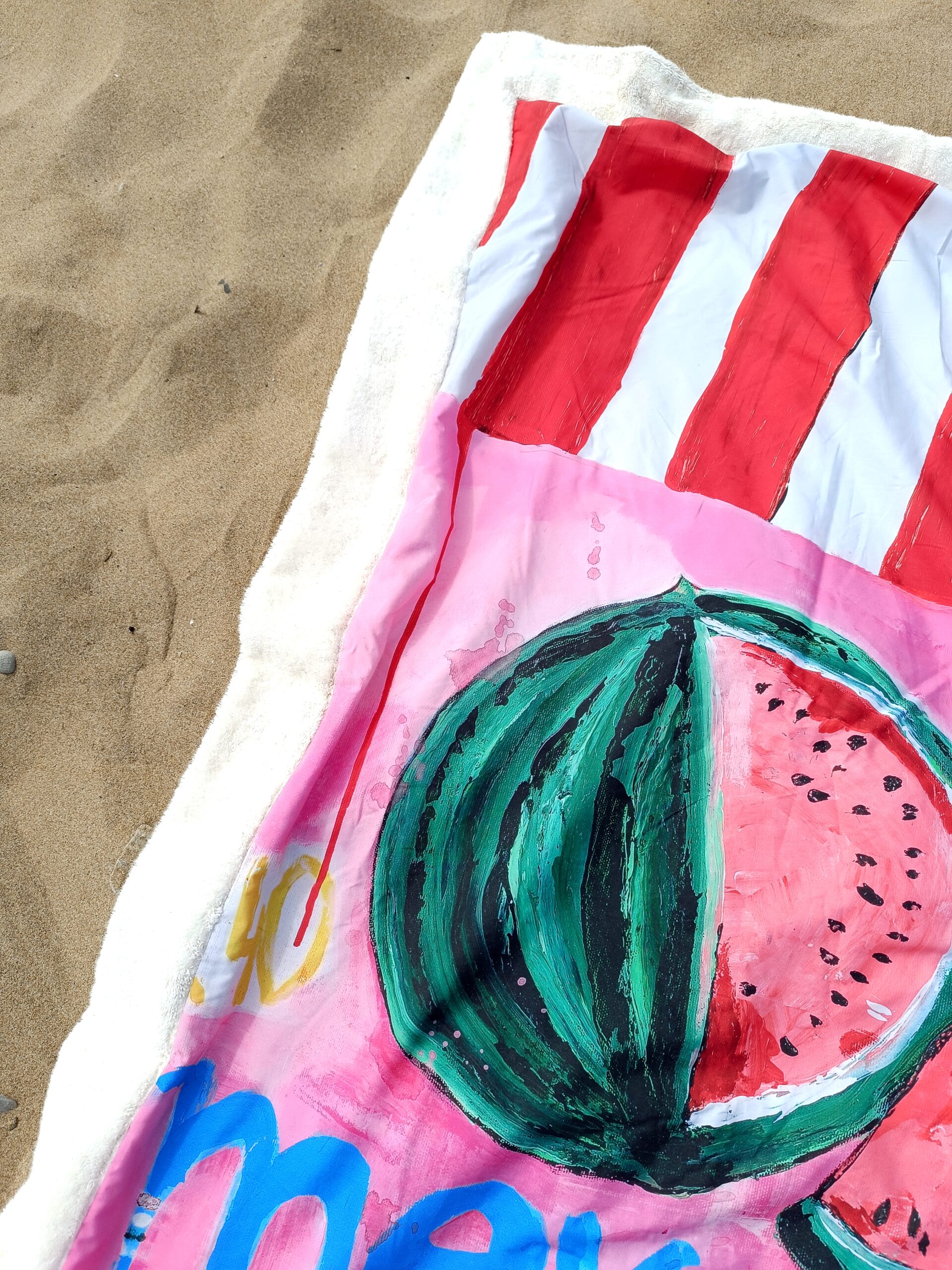 Watermelon Premium Beach Towel - Image 3
