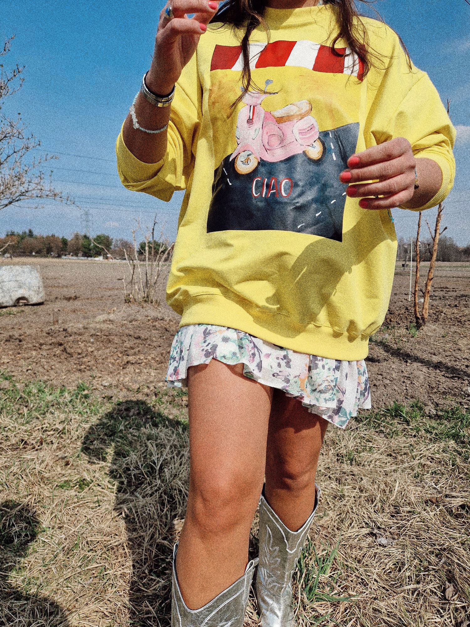 " Ciao Italia " Sweatshirt (Women) - Image 7